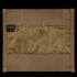The Condor VA Organizer is a rectangular khaki nylon pouch with two horizontal webbing straps, ideal for EDC or bushcraft. Features a Condor tag in the top left corner.